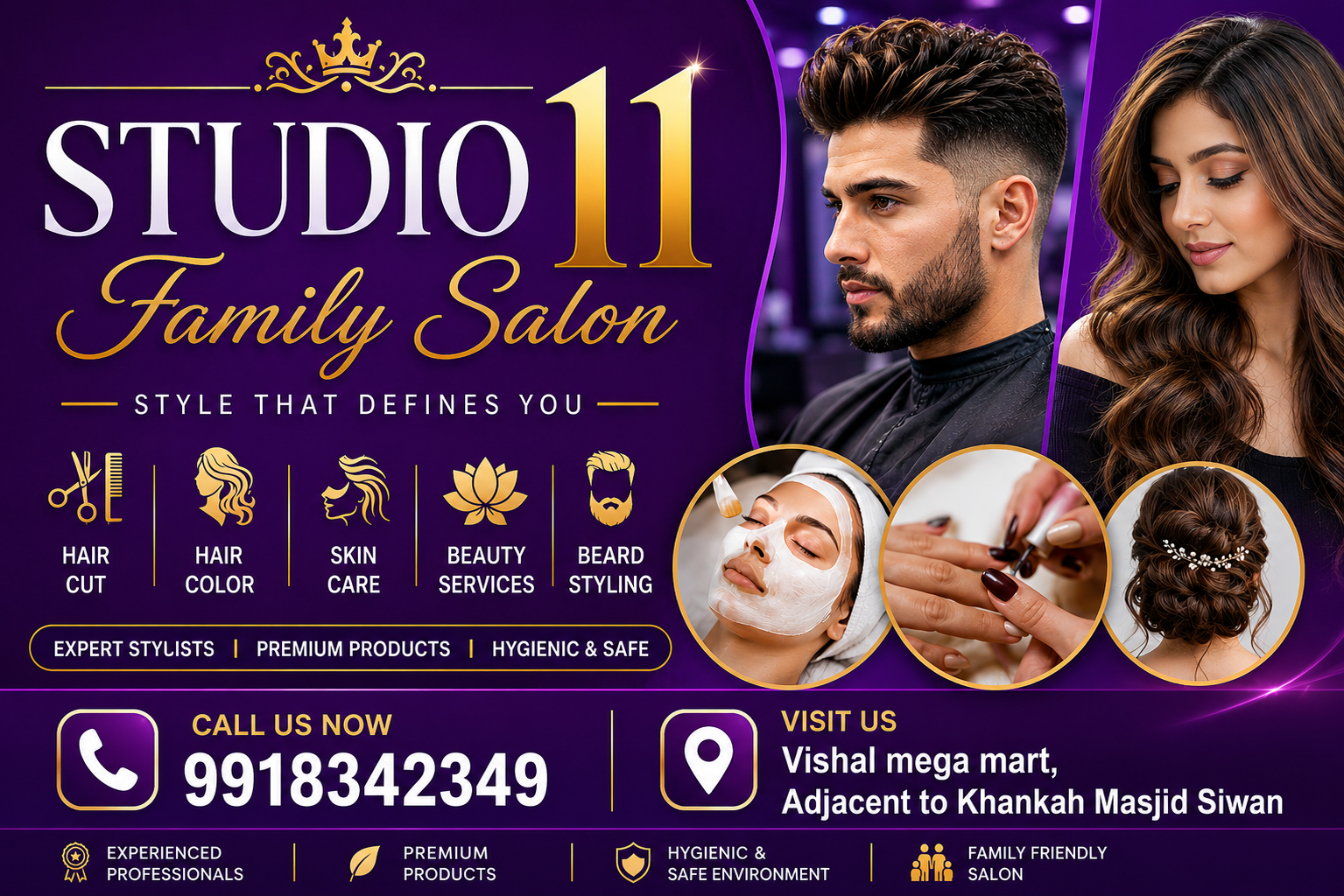 Studio11 Family Salon in Siwan